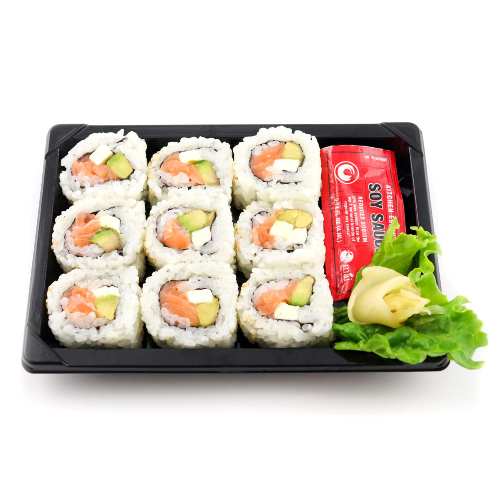 Salmon Cream Cheese Avocado Roll Genji